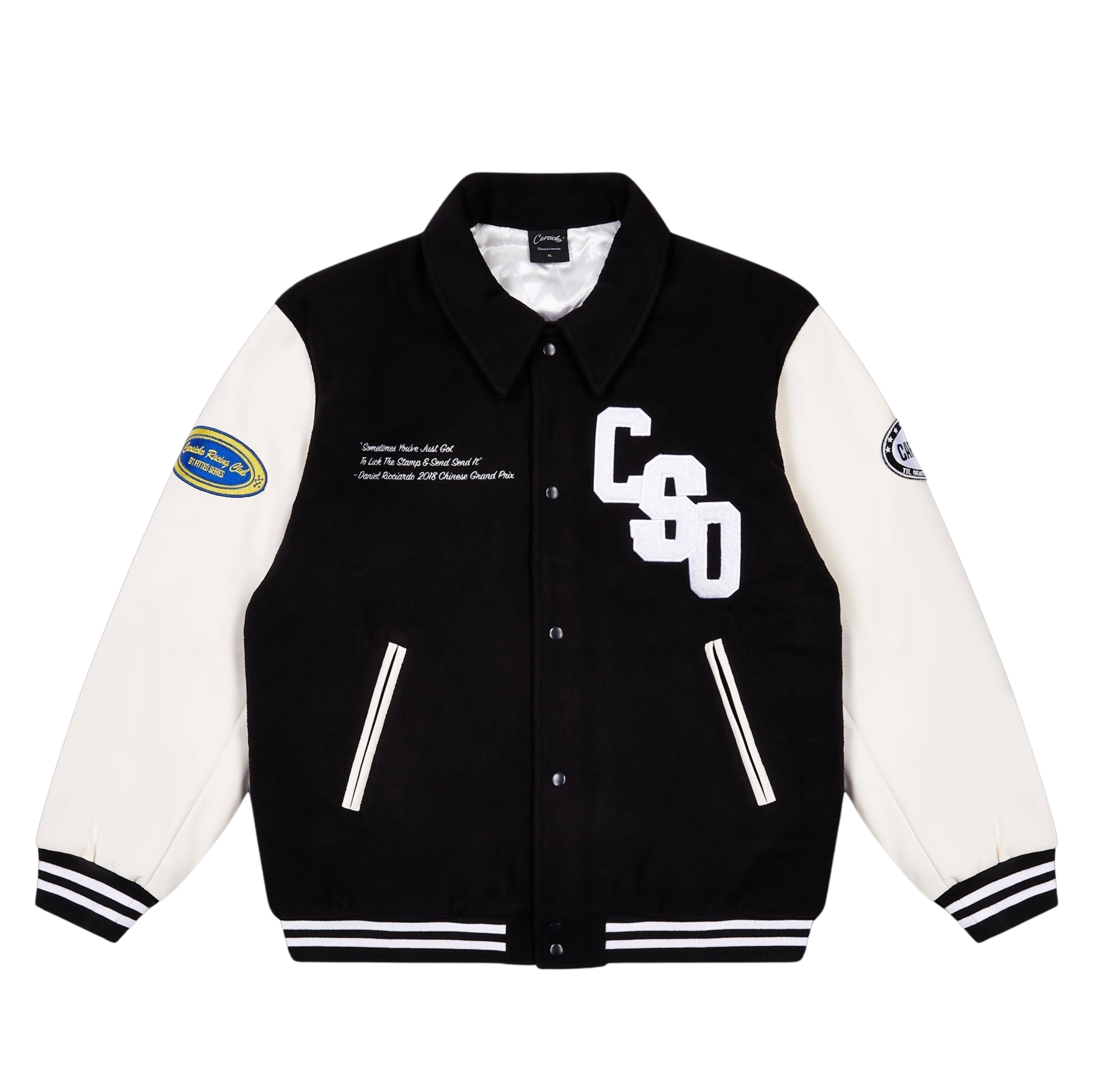 FTP League Varsity Jacket Black
